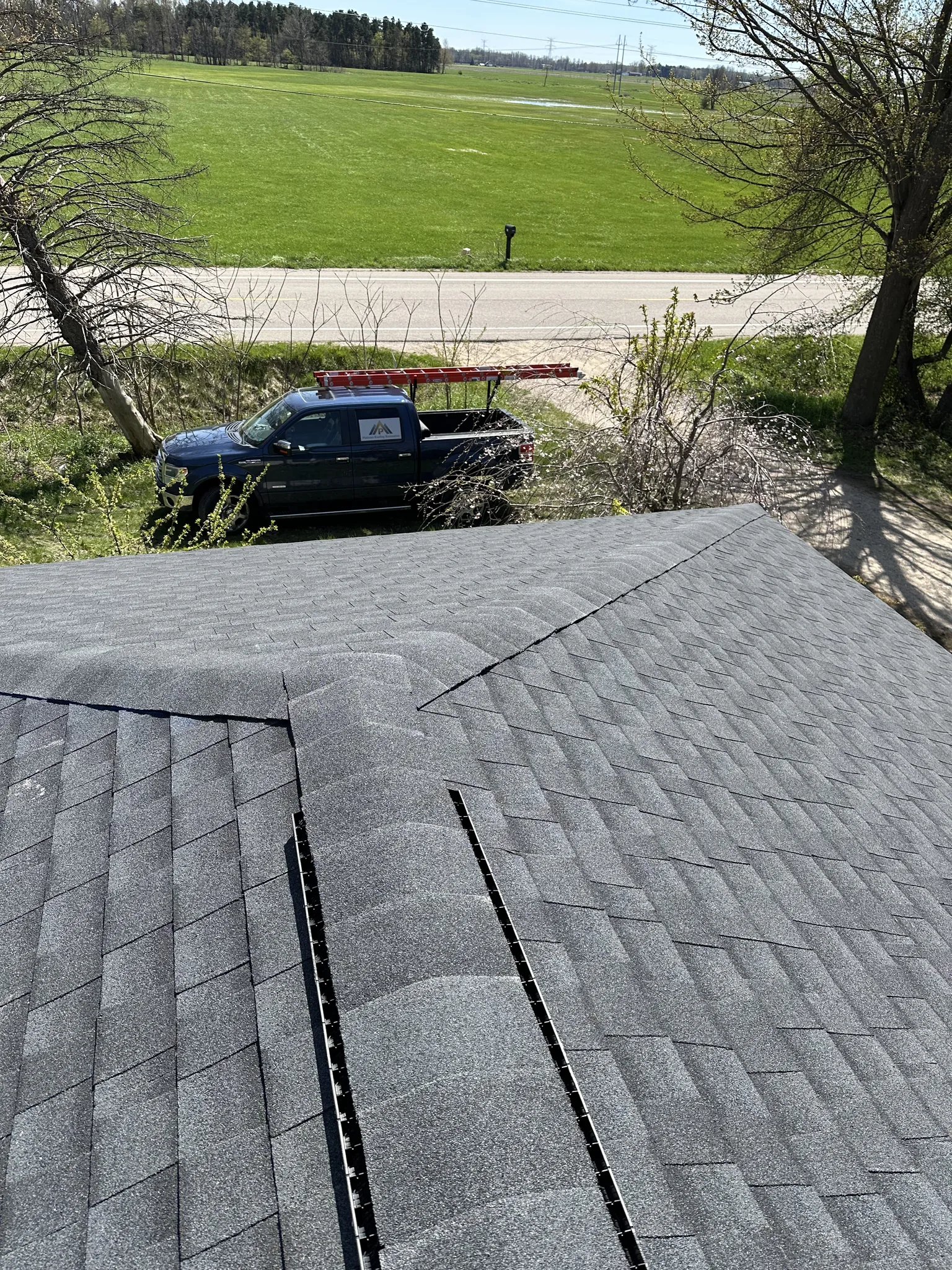 Platinum Roofing crew working on residential roof
