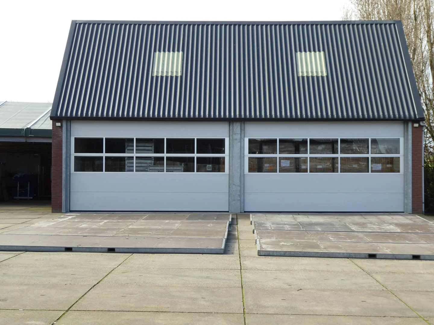 Warehouse roof restoration project in West Michigan